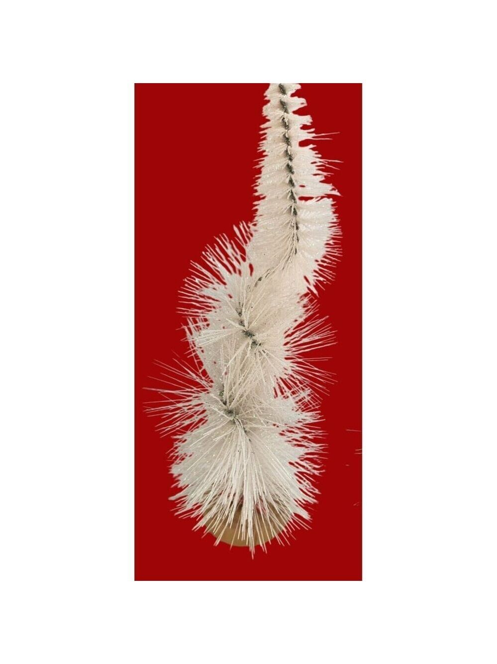 Glitter Bottle Brush Christmas Tree Set 3 Pcs 6 9 Inch - Picture 8 of 10